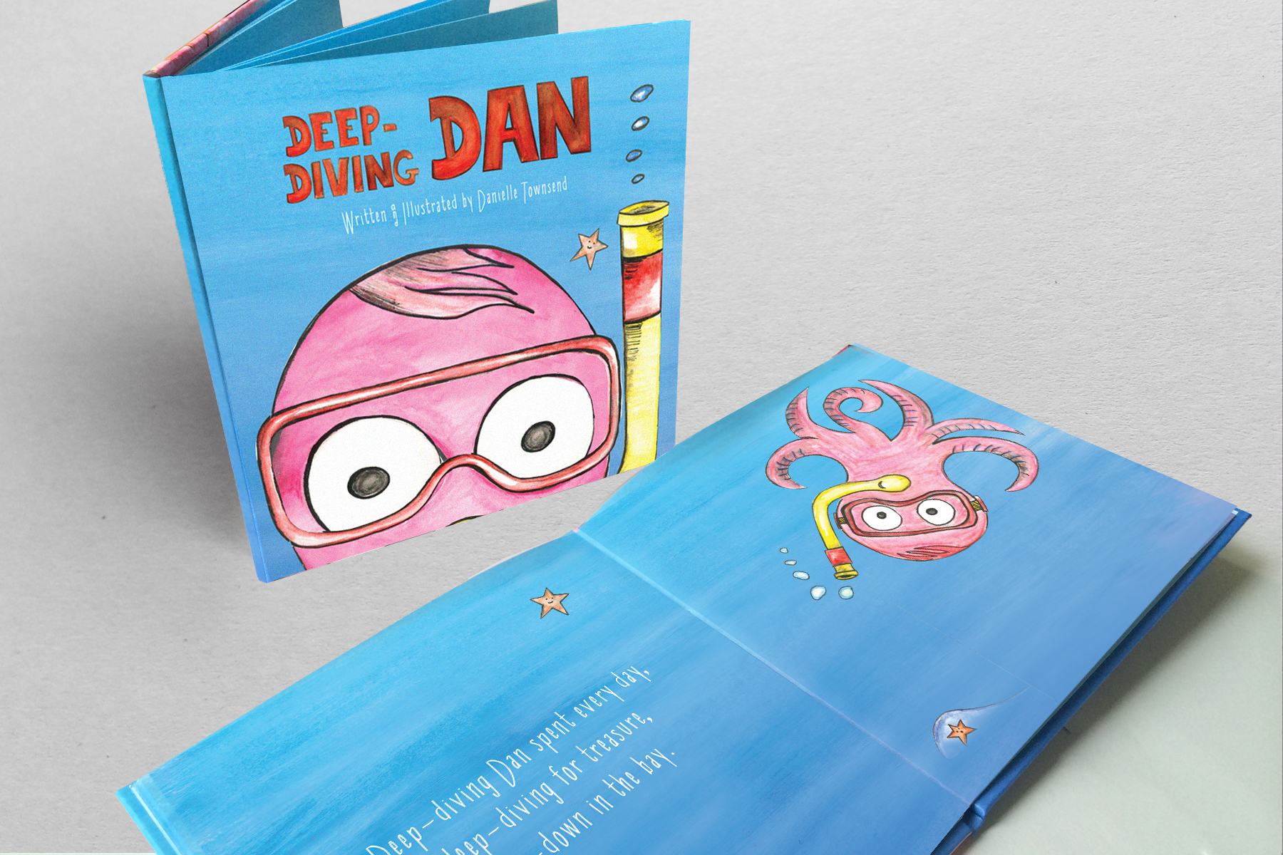 Very simple edit with smart layers. Deep Diving Dan Children S Illustration Book Danielle Townsend Design Graphic Design And Brand Identity Design Dublin Danielle Townsend Design Is A Graphic Design And Visual Thinking Agency Based In Dublin
