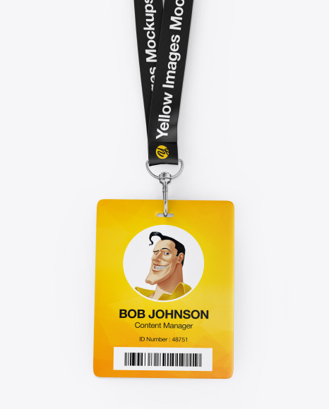 Build a unique, beautiful scene using fully customizable badges and coasters mockups. Free Mockup Psd Download Vertical Id Card Mockup