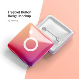 Free soft enamel pin mockup. Freebie Button Badge Mockup Free Psd Mockup Download For Adobe Photoshop By Rebrandy