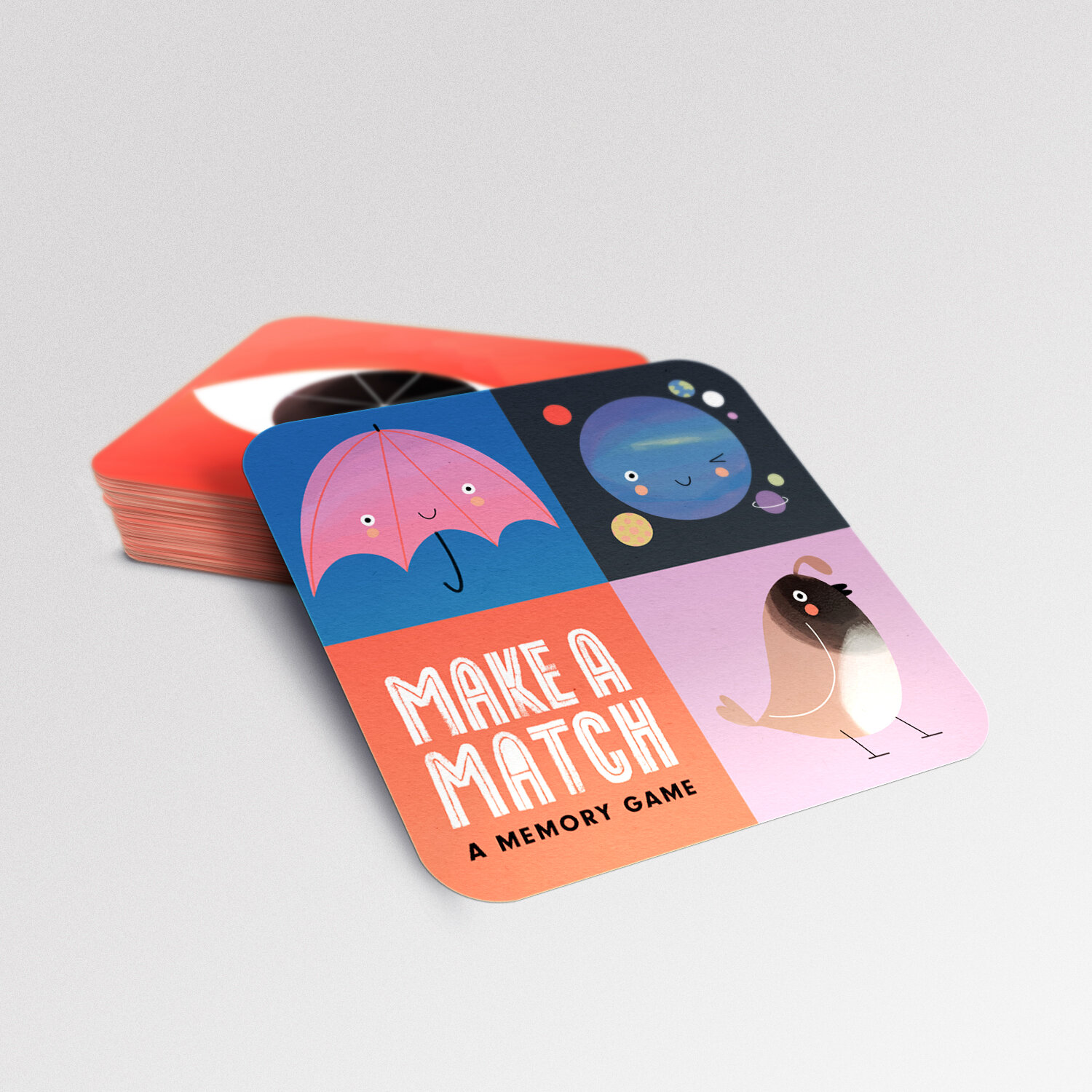 Pick a card of each color, and you suddenly . Make A Match Memory Game Anda Corrie