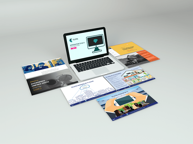 The template includes a set of business card mockups, a letterhead mockup, and an envelope and a folder mockup. Ma8mjlwcyeapxm