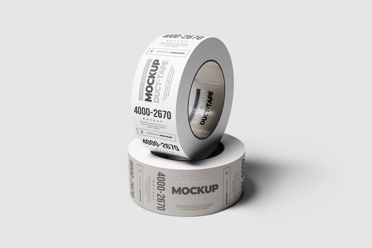 T.me/you_are_designer · #mockup #branding #brandingmockup #packagingmockup #duct #tape. 150 Best Duct Tape Mockup Templates Free Premium