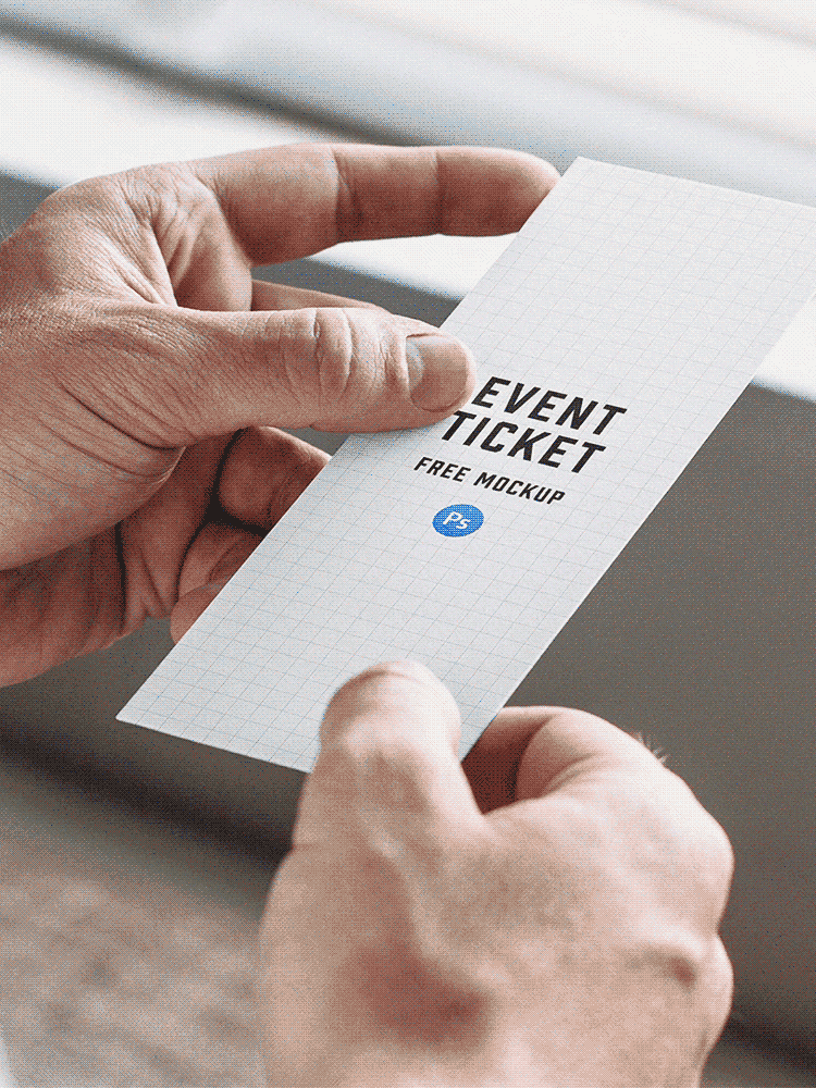Two rubber slap bracelets free mockup. Event Ticket Free Webpixum Sports Mockups