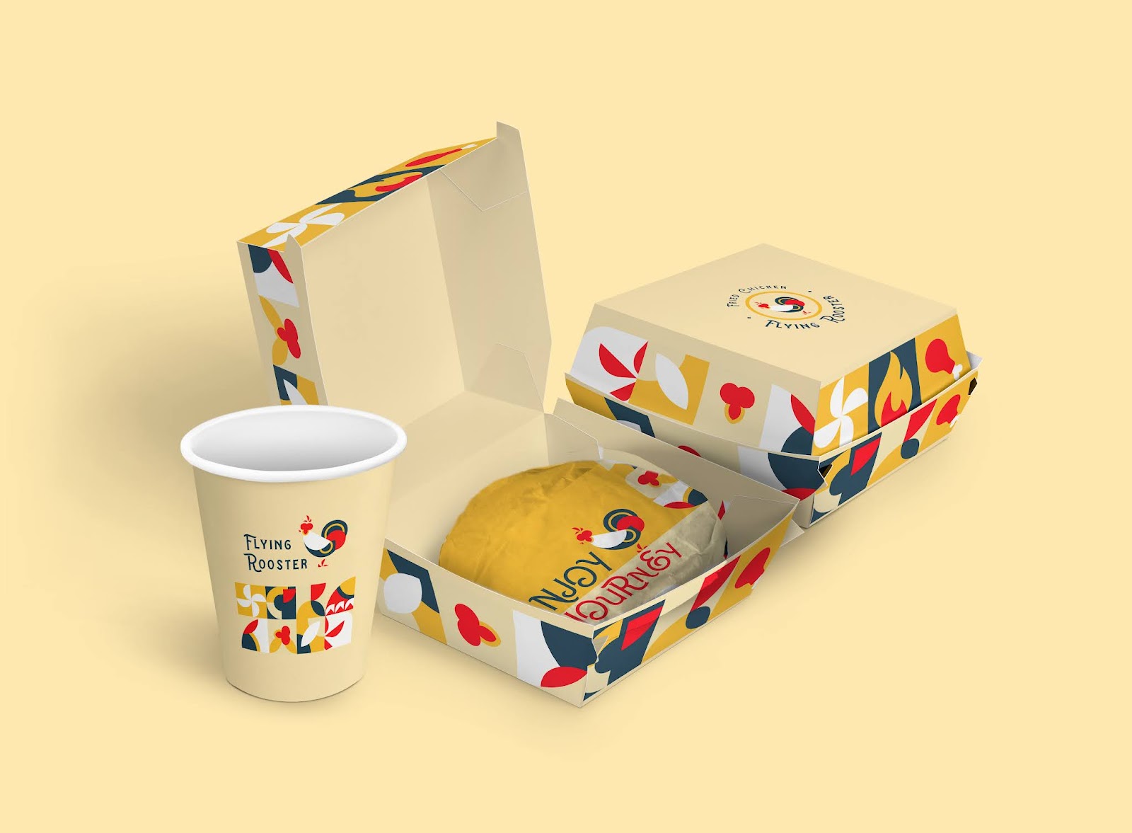 Ranging from print photoshop mockups, apparel, packaging, screen, logo, and more. Rooster Fried Chicken Packaging Of The World