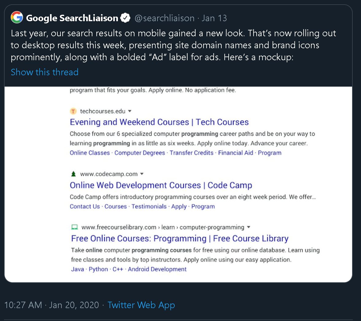 Psd mockup made by aubrey. The New Google Serp Provides A Better Sense Of Sources By Mike Caulfield Medium