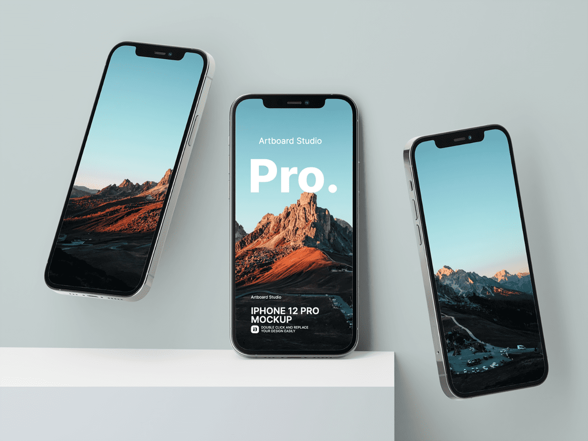 Choose the best free business card mockup for you and enjoy the results of your work. Flying Iphone 12 Pro Mockups Template