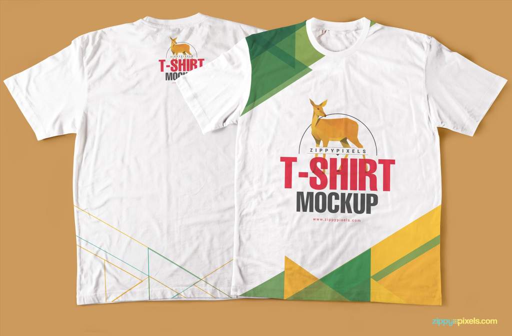 31+ Download White T Shirt Mockup Front And Back Psd&nbsp;Free