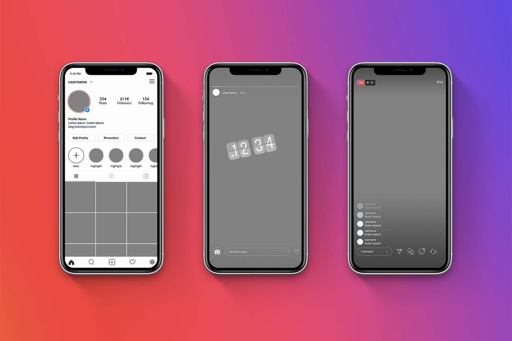 34+ Download Instagram Post Mockup 2020&nbsp;Psd