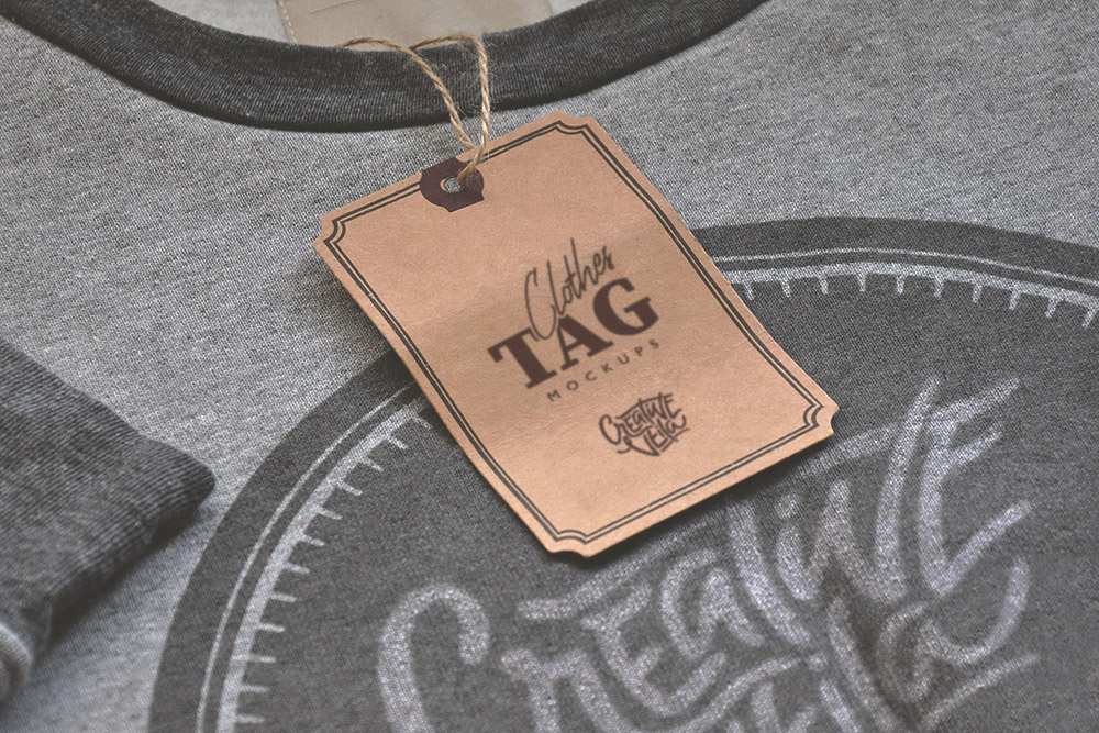 40+ Download Free Clothing Label Mockup Psd
