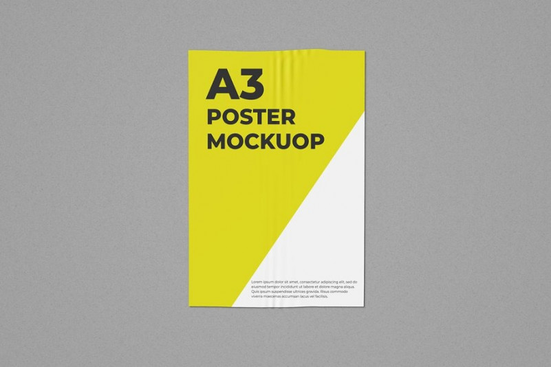 44+ Download Free A3 Poster Mockup&nbsp;Psd