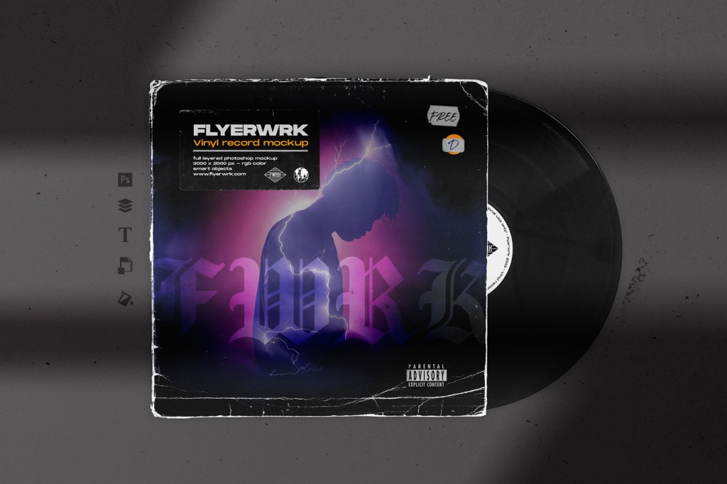 39+ Download Double Sleeve Vinyl Mockup Free&nbsp;Psd