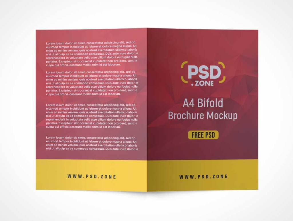 42+ Download A4 Brochure Mockup&nbsp;Psd